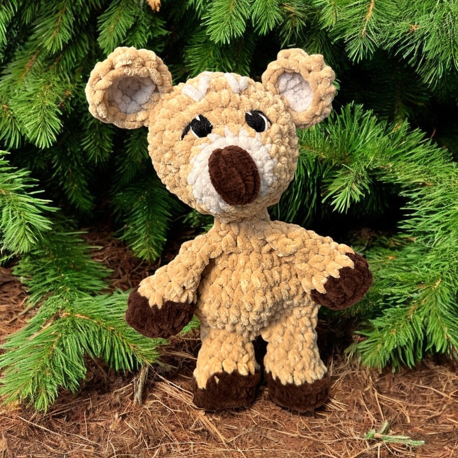 Crochet Deer Baby Security Blanket