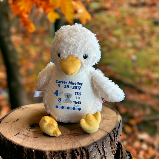 Personalized Duck Stuffed Animal,