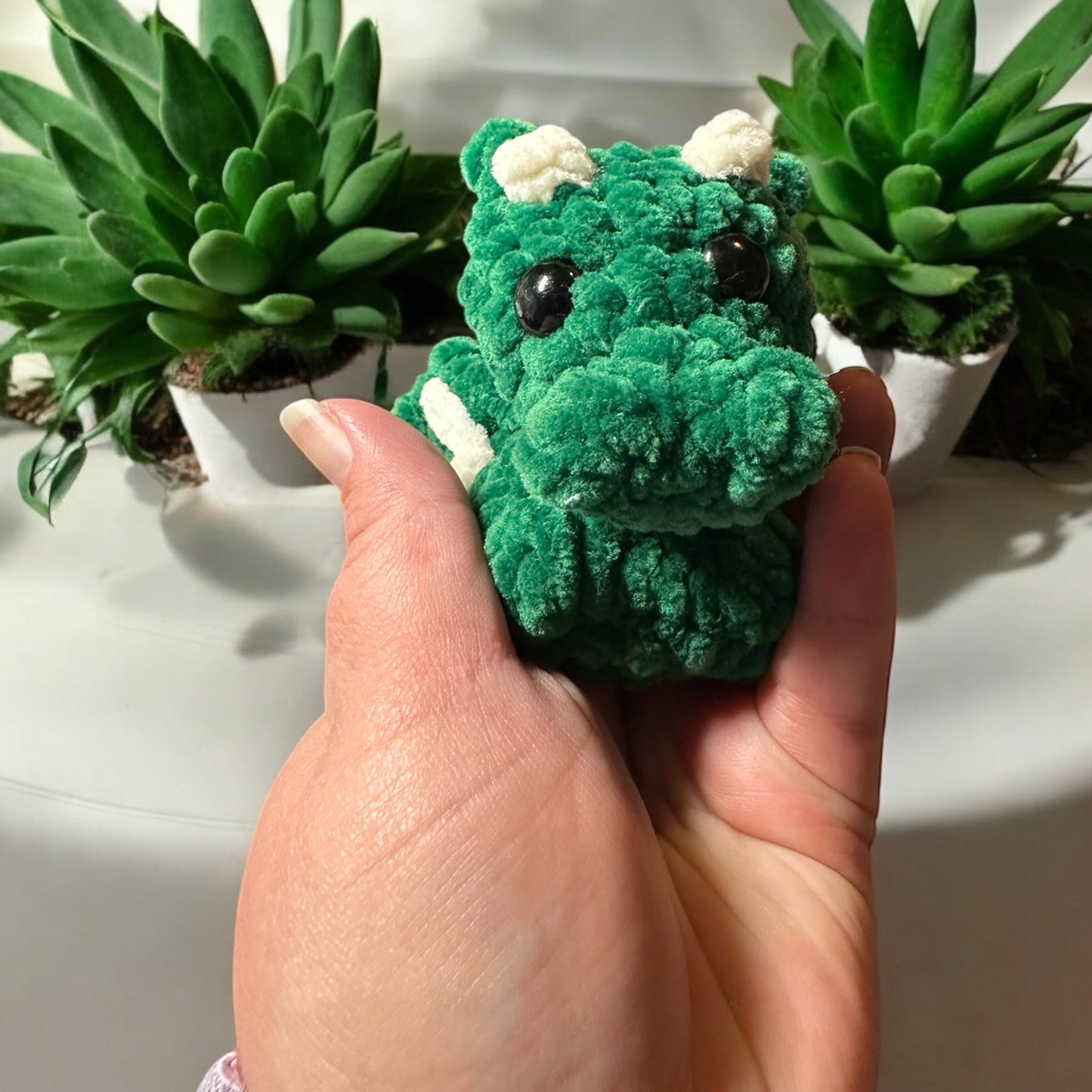 crochet mini dragon