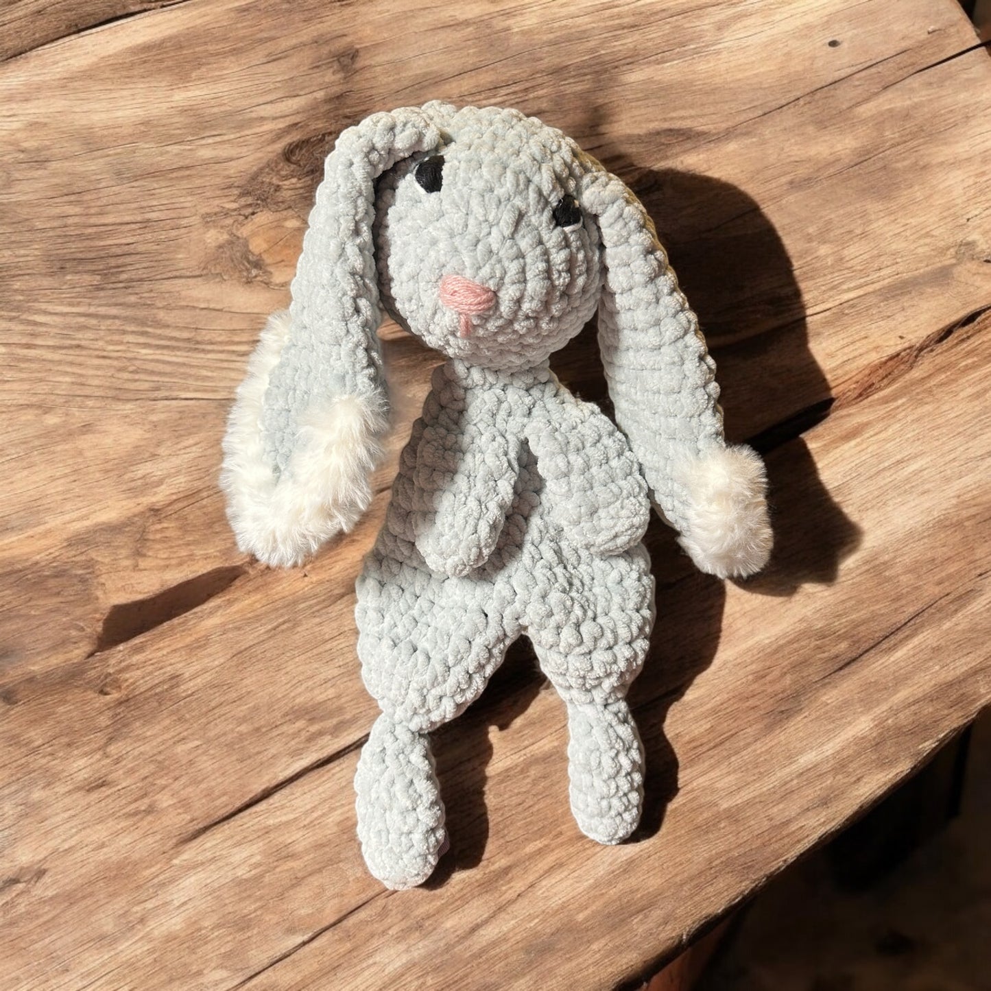 Crochet rabbit Baby Security Blanket