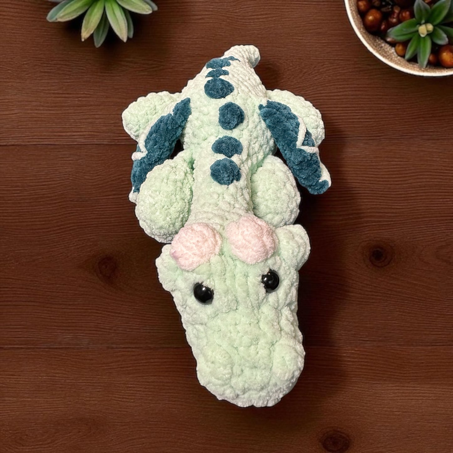 crochet dragon