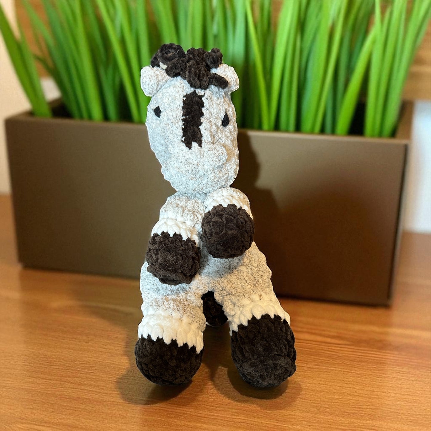 Crochet Horse Baby Security Blanket