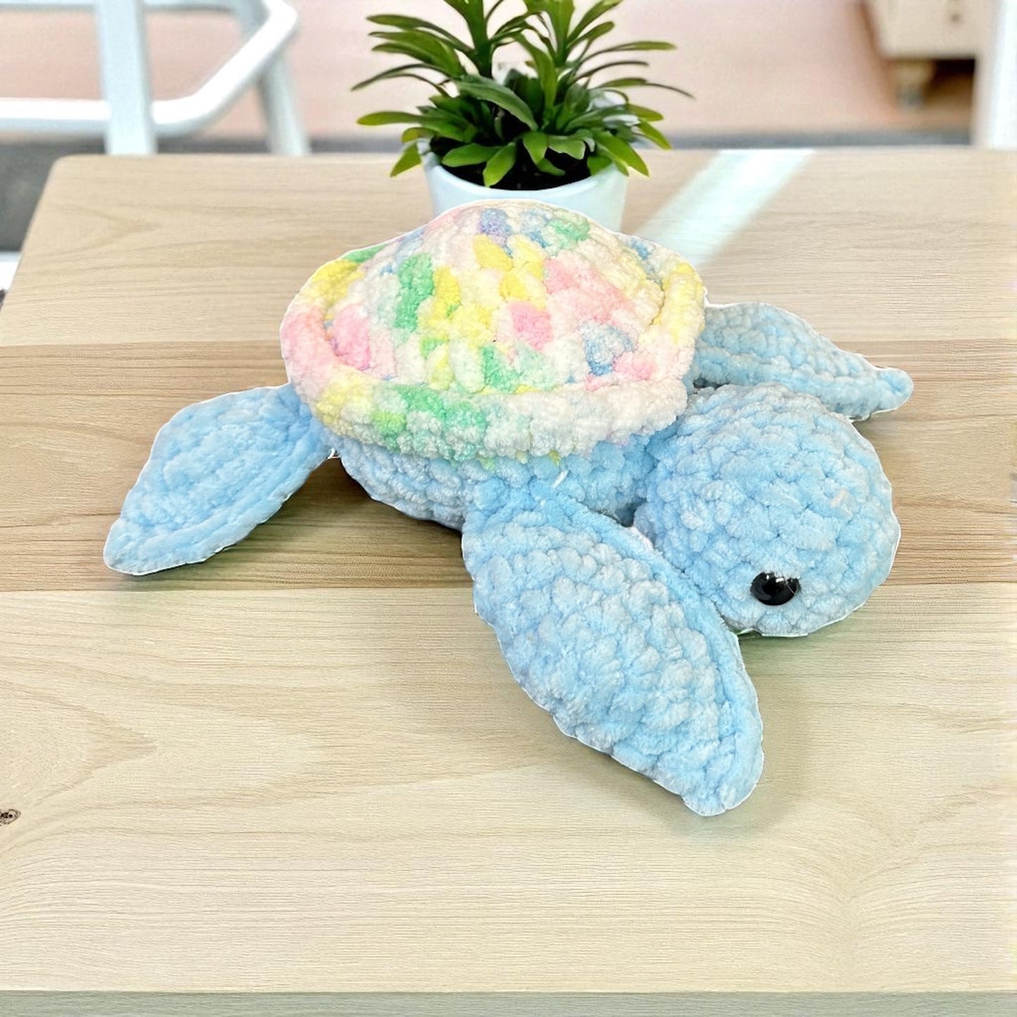 Crochet sea turtle