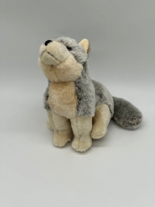 Wolcott the Wolf Personalized Stuffed Wolf for Baby Girl or Boy – Custom Woodland Plush Gift