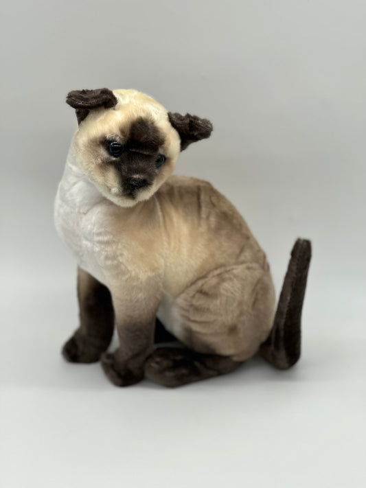 Stefan The Siamese Cat Personalized Stuffed Cat for Baby Girl or Boy – Custom Plush Gift
