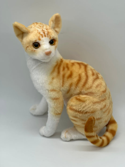 Tobias The Orange Tabby Cat Personalized Stuffed Cat for Baby Girl or Boy – Custom Plush Gift