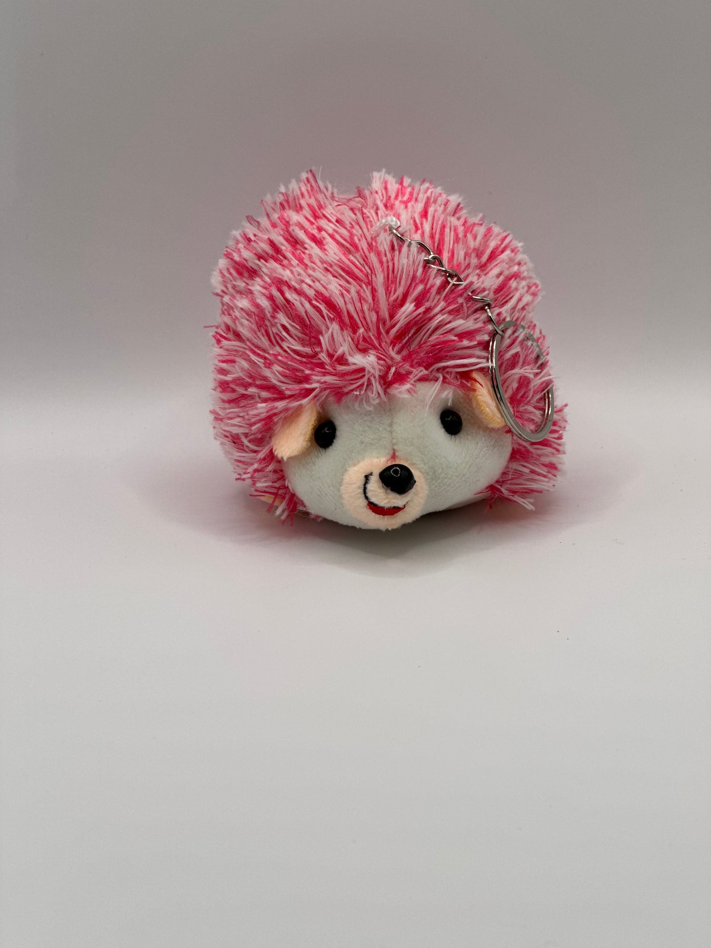 Pink hedgehog Keychain