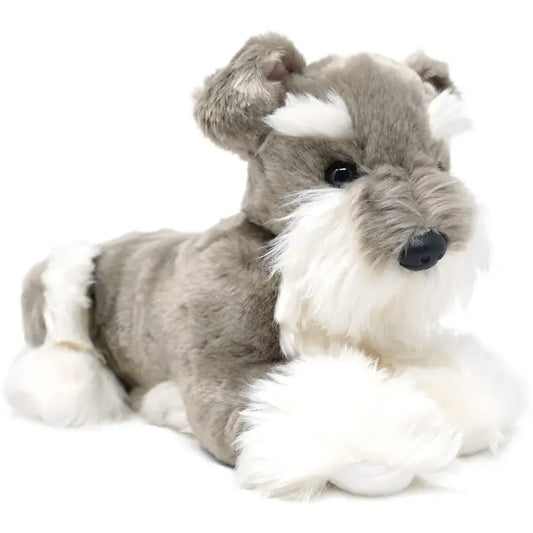 Siegfried The Schnauzer Personalized Stuffed Dog for Baby Girl or Boy – Custom Puppy Plush Gift