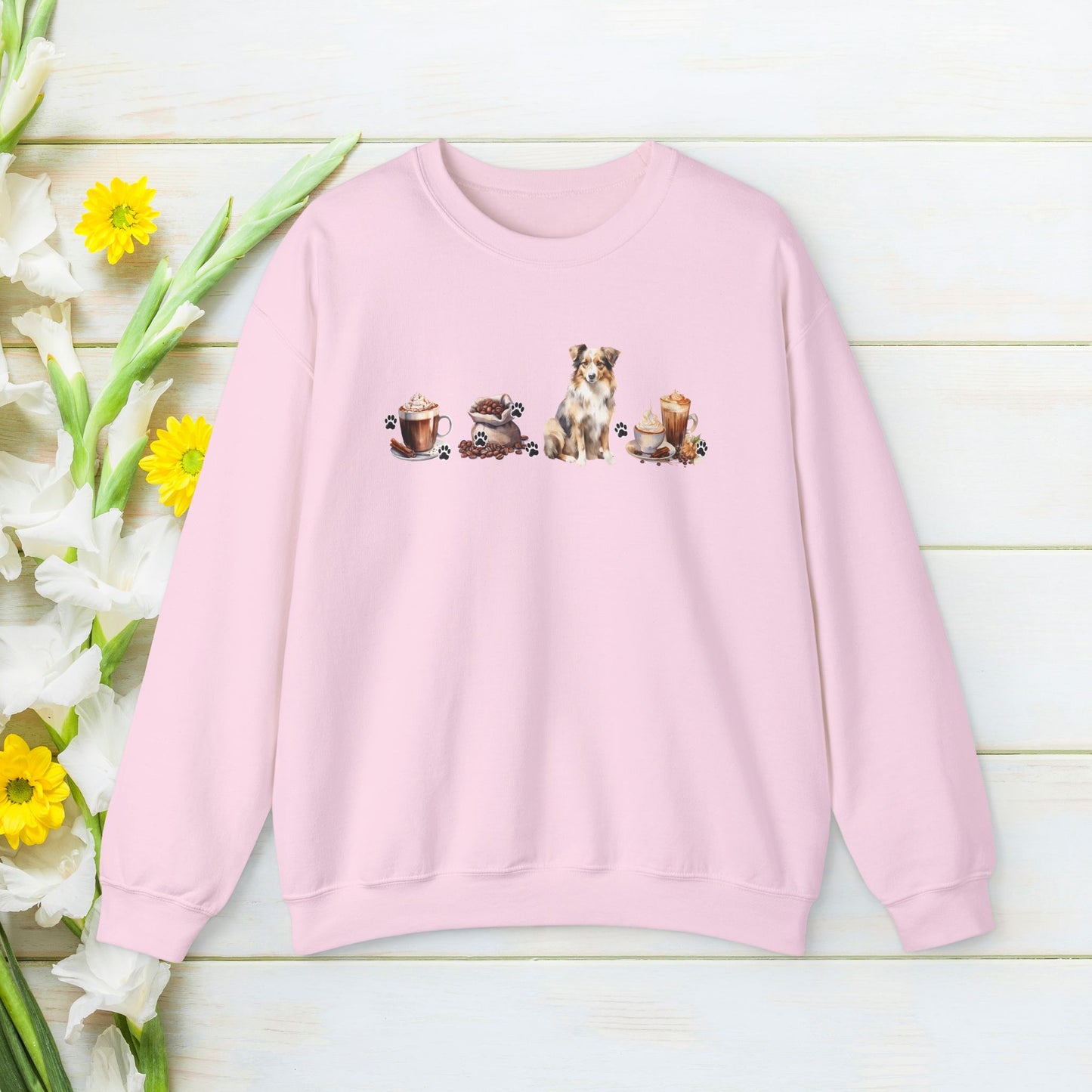 Australian Shepherd Dog Sweatshirt, Custom Service Dog Mama Sweatshirt, Dog Sweatshirt, Personalized Dog Shirt