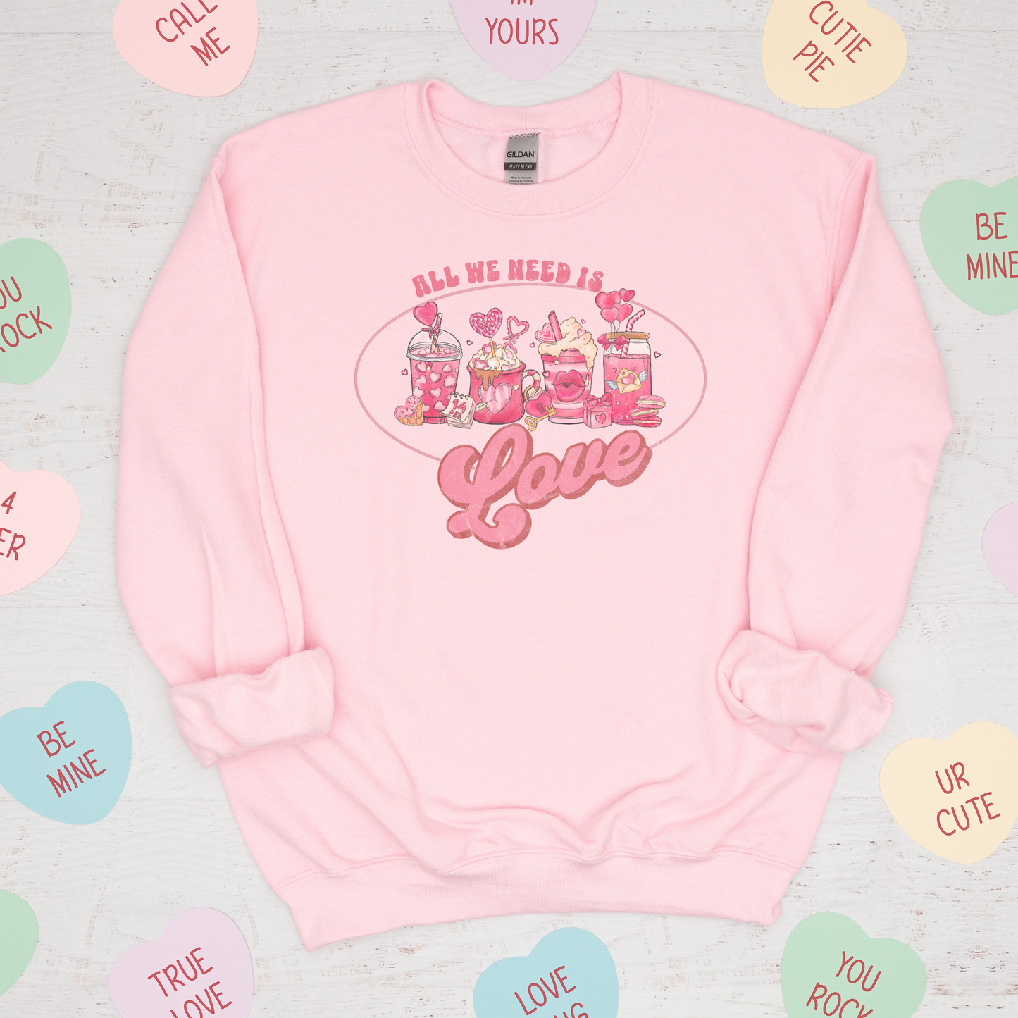 All You Need Is Love Valentines Day Sweater