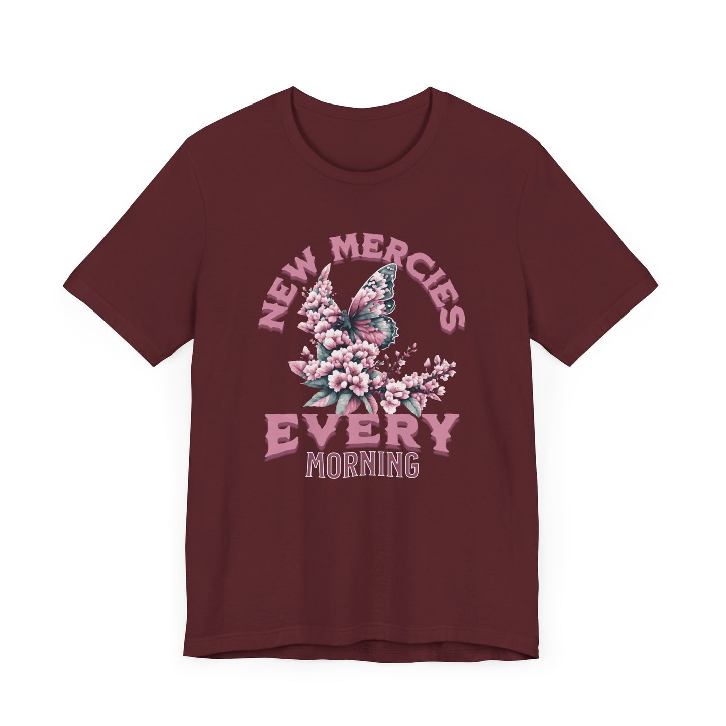 New Mercy Every Morning Christian Apparel gifts for women, Bible Verse Shirt, Christian Gifts, Christian Streetwear, Christian Bible Shirt