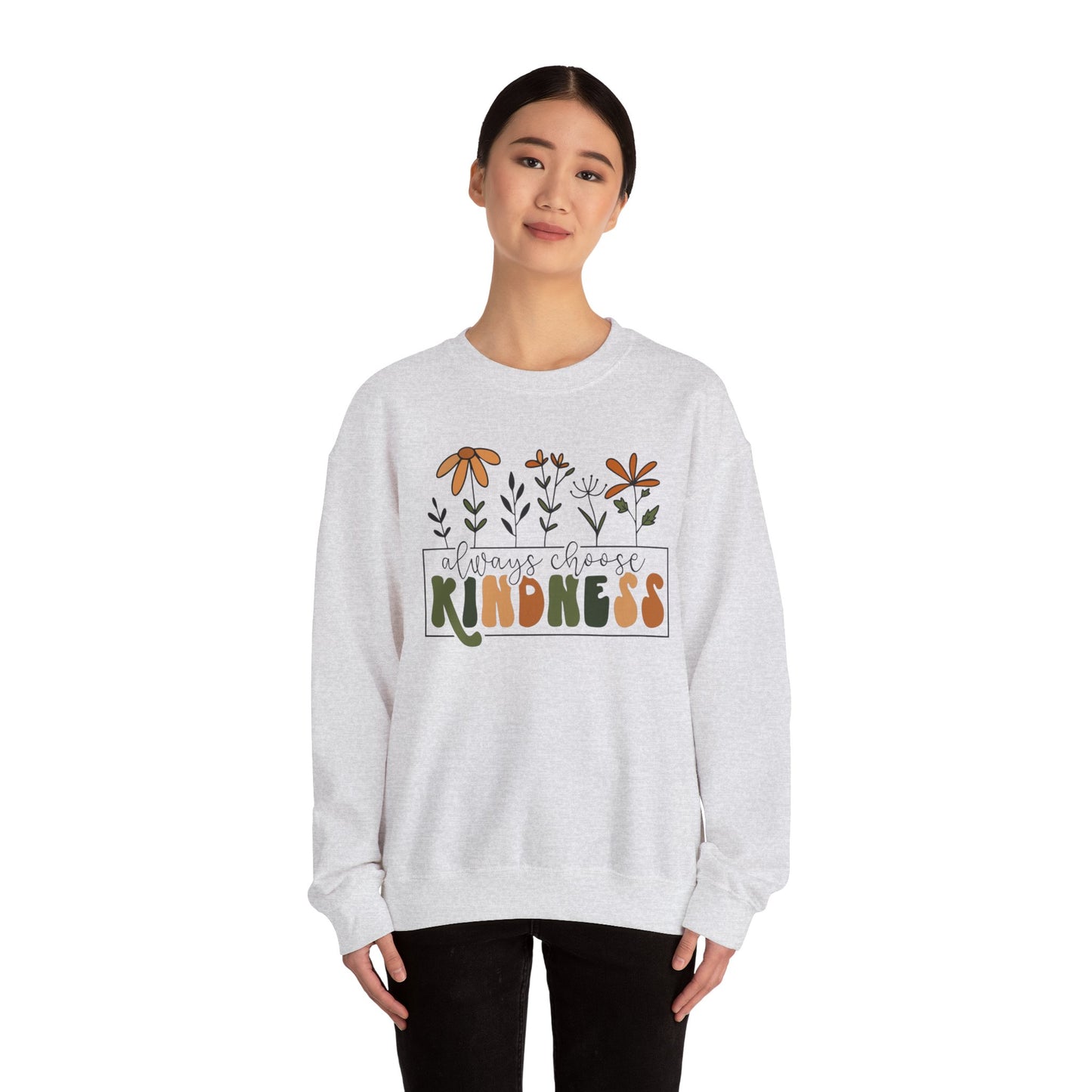 Wildflower Sweater/Kindness Sweatshirt/Scatter Kindness Sweatshirt/Spiritual Sweatshirt/Inspirational Gifts/Mental Health Shirt