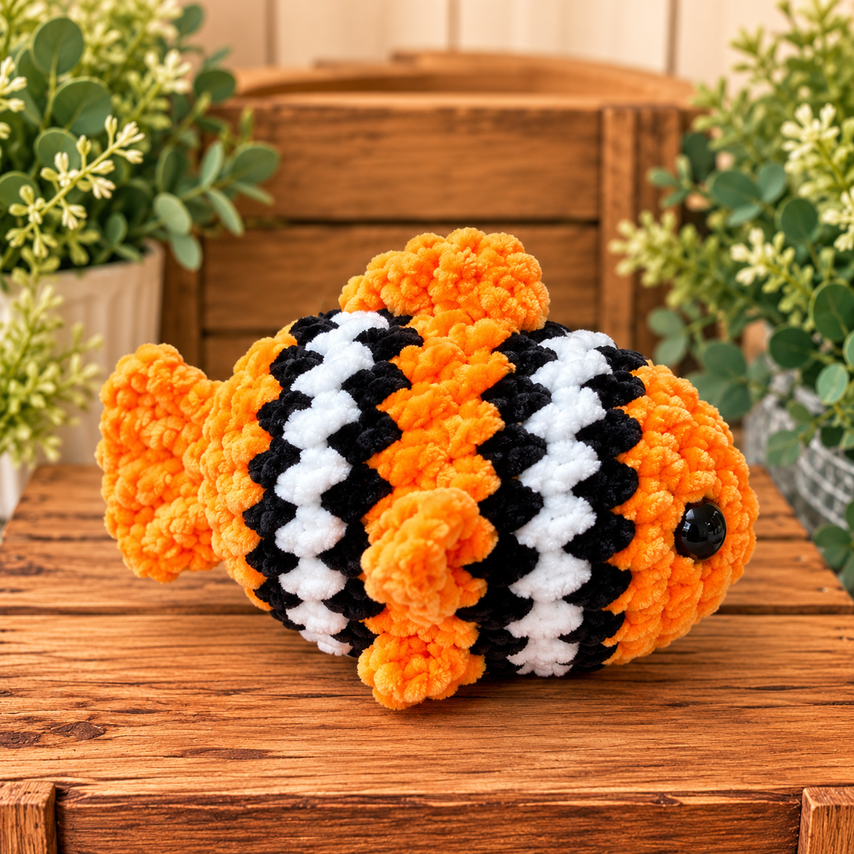 Crochet Clown fish