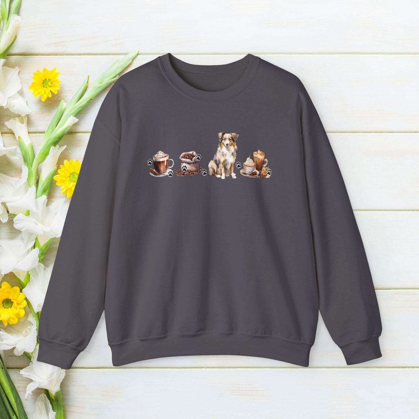 Australian Shepherd Dog Sweatshirt, Custom Service Dog Mama Sweatshirt, Dog Sweatshirt, Personalized Dog Shirt