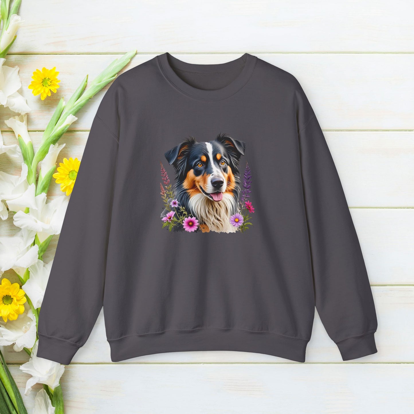 Australian Shepherd Dog Sweatshirt, Custom Service Dog Mama Sweatshirt, Dog Sweatshirt, Personalized Dog Shirt