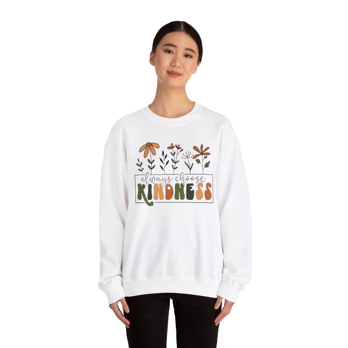 Wildflower Sweater/Kindness Sweatshirt/Scatter Kindness Sweatshirt/Spiritual Sweatshirt/Inspirational Gifts/Mental Health Shirt