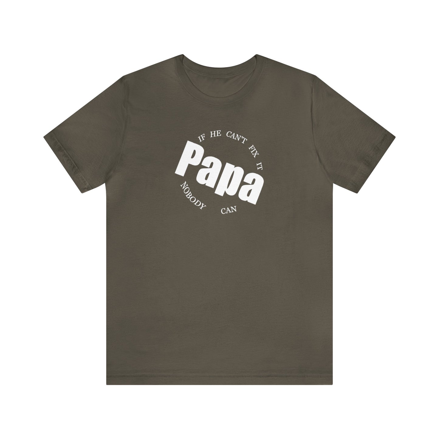 Papa Fathers Day Shirts/First Time Dad Fathers Day Gift/ New Dad Shirt/ Step Dad Gift/ Gift For Him/ Dad Birthday Gift