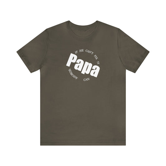 Papa Fathers Day Shirts/First Time Dad Fathers Day Gift/ New Dad Shirt/ Step Dad Gift/ Gift For Him/ Dad Birthday Gift