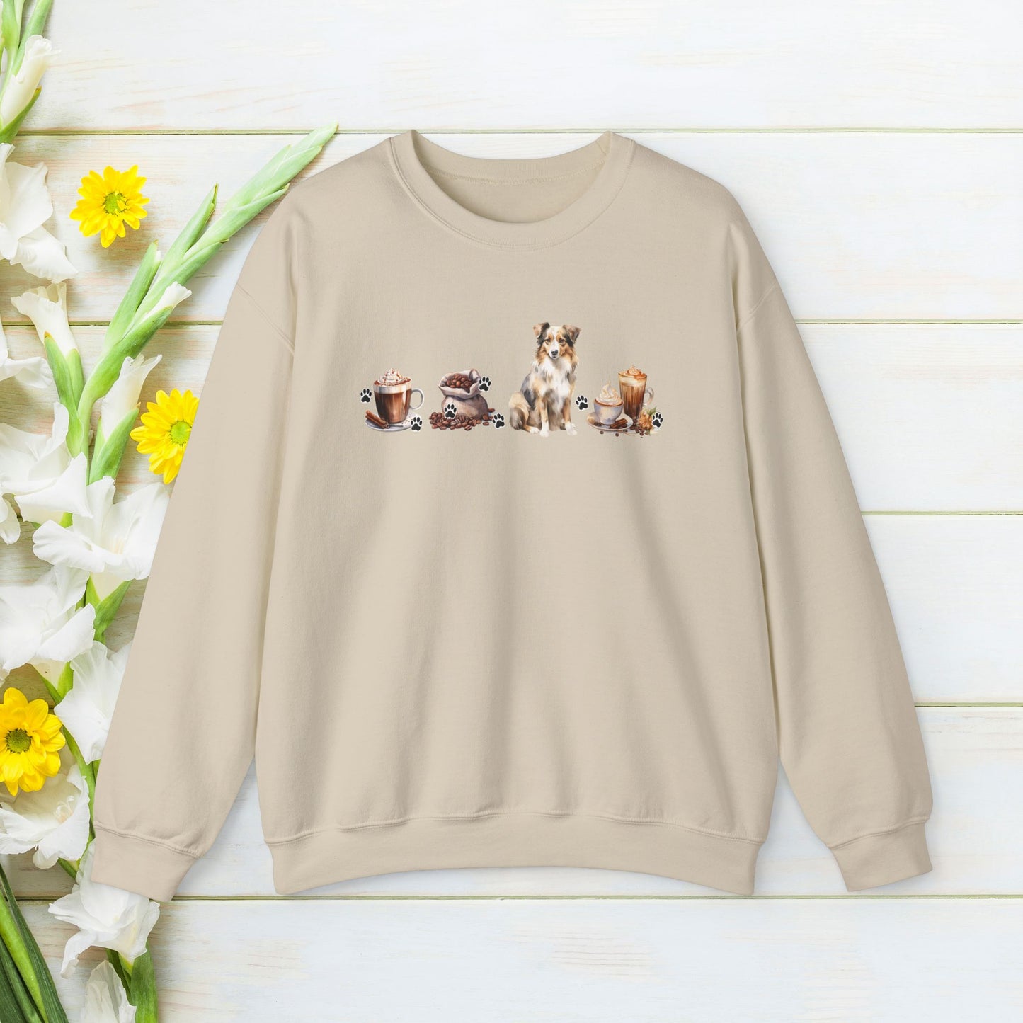 Australian Shepherd Dog Sweatshirt, Custom Service Dog Mama Sweatshirt, Dog Sweatshirt, Personalized Dog Shirt