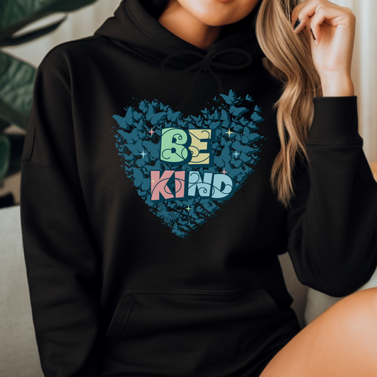 Be Kind Valentines Day Hoodie