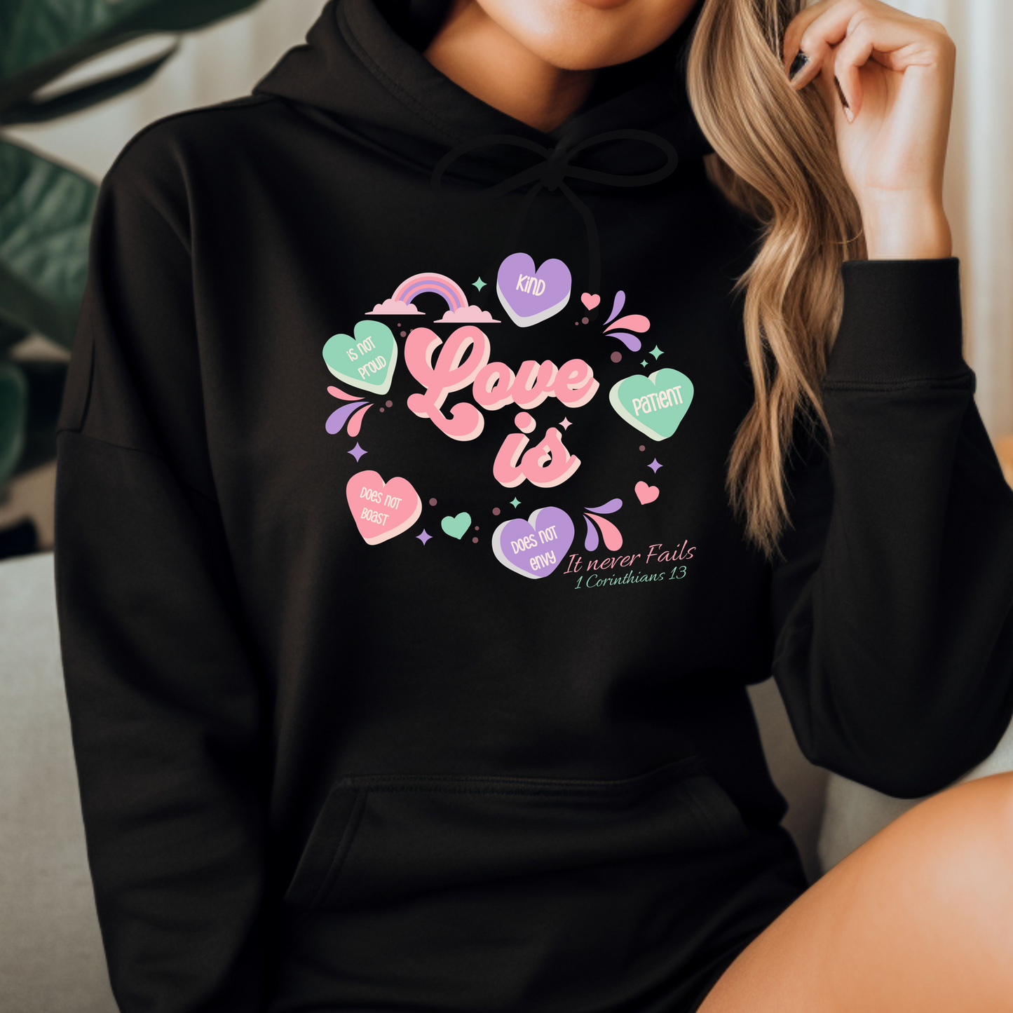 Love Is Valentines Day Hoodie