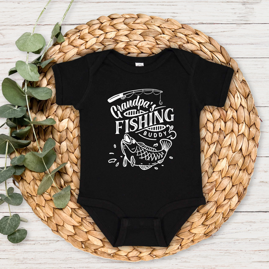 Grandpa's Fishing Buddy Bodysuit