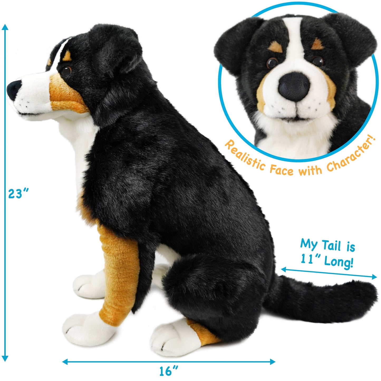 Bryson the Bernese Mountain Dog | 23 Inch Stuffed Animal