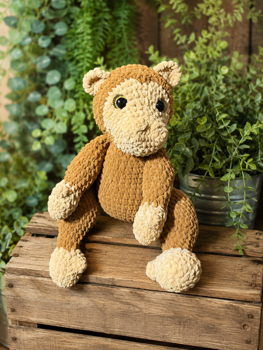 Crochet monkey