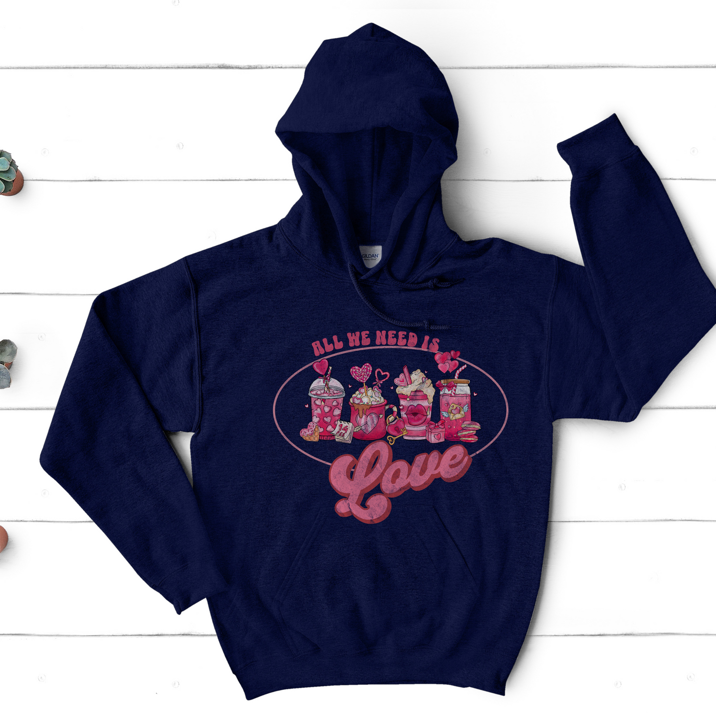 All You Need Is Love Valentines Day Hoodie