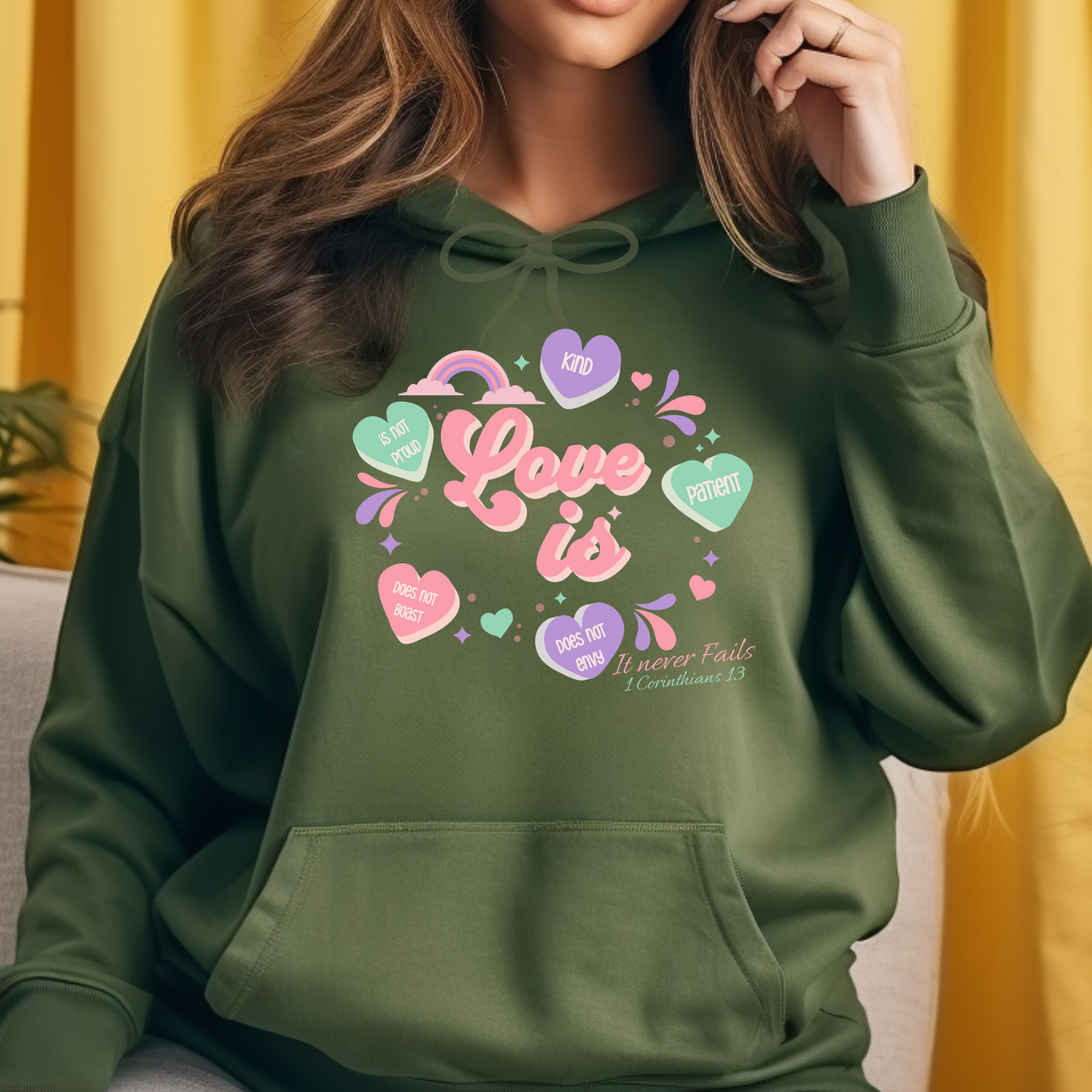 Love Is Valentines Day Hoodie