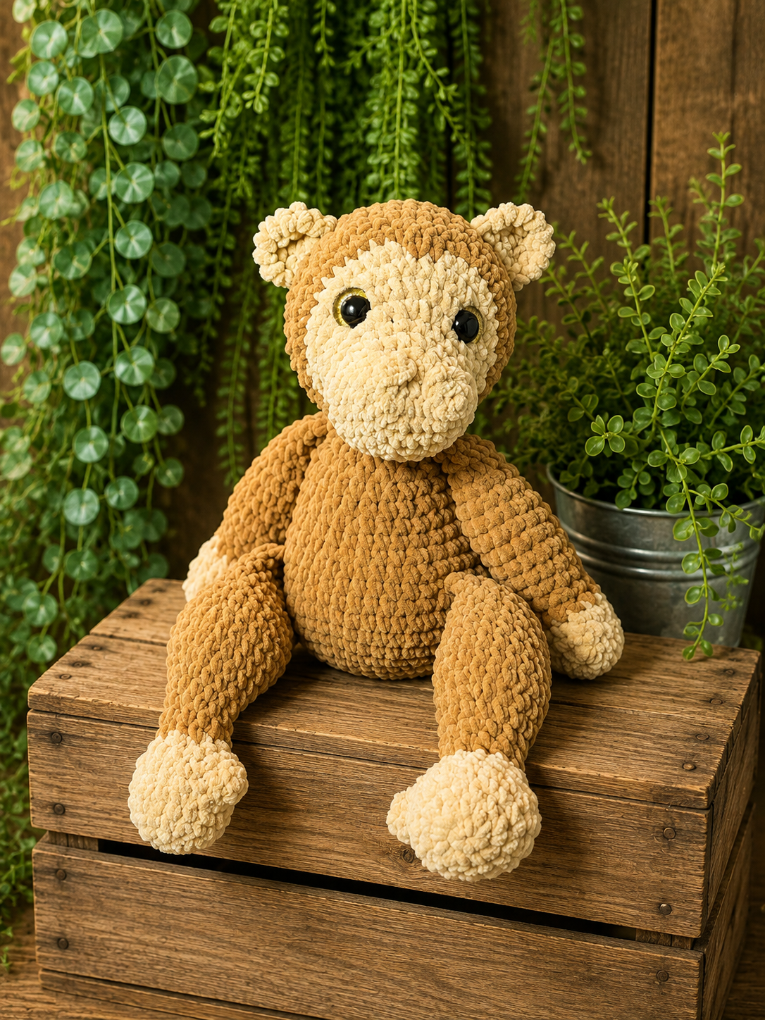 Crochet monkey