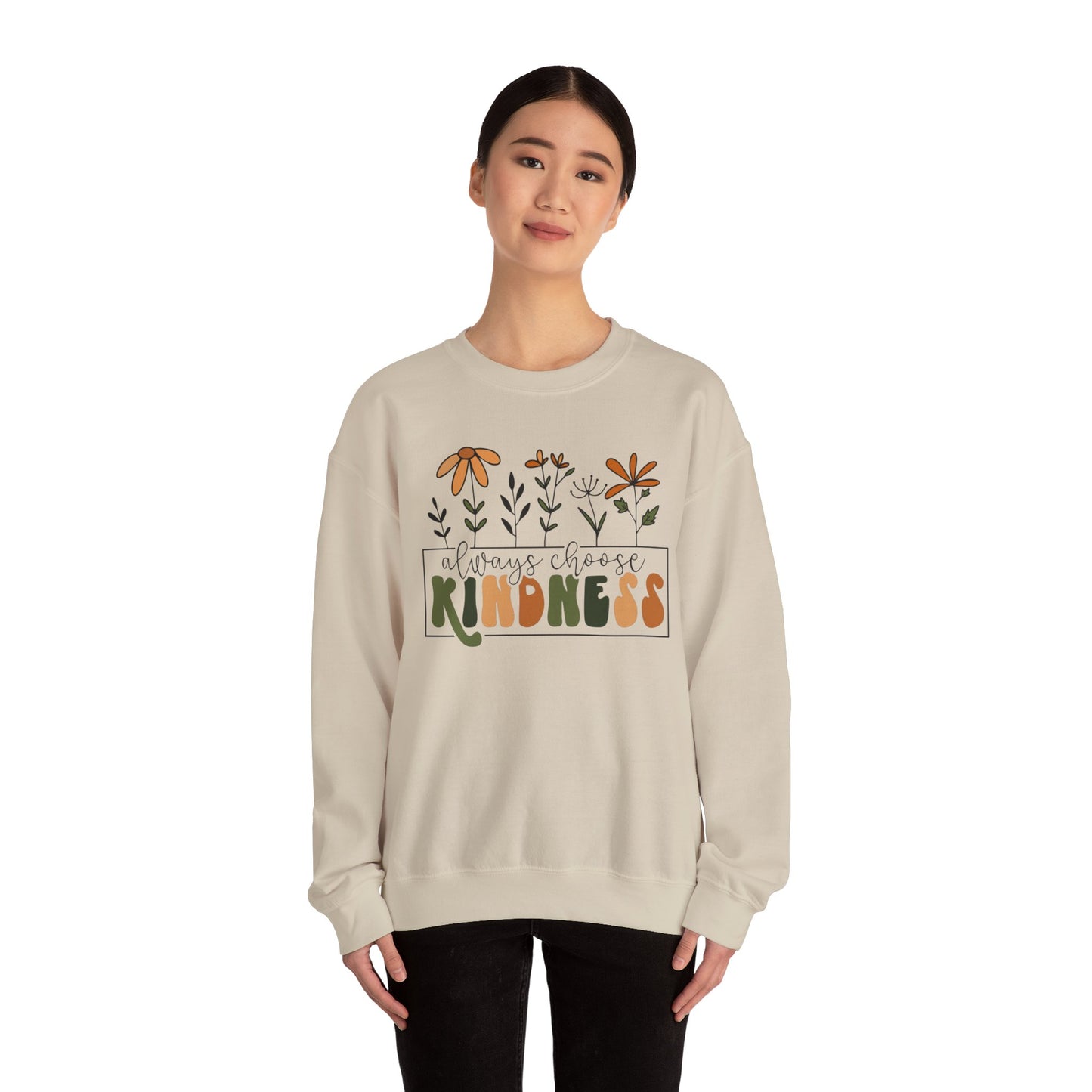 Wildflower Sweater/Kindness Sweatshirt/Scatter Kindness Sweatshirt/Spiritual Sweatshirt/Inspirational Gifts/Mental Health Shirt