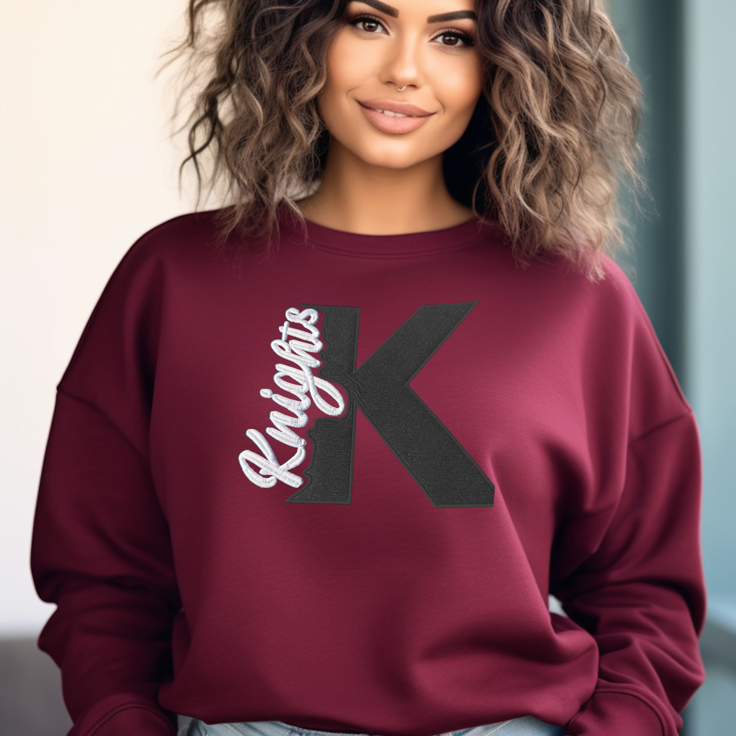 Embroidery K Knights
