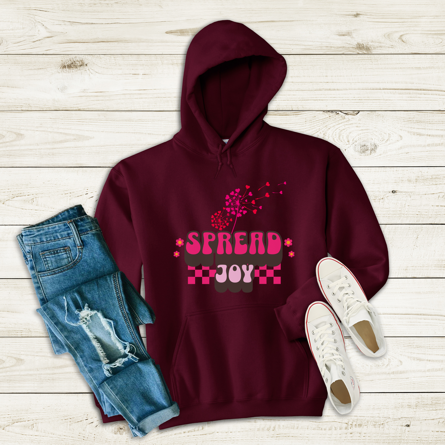 Spread Joy Valentines Day Hoodie