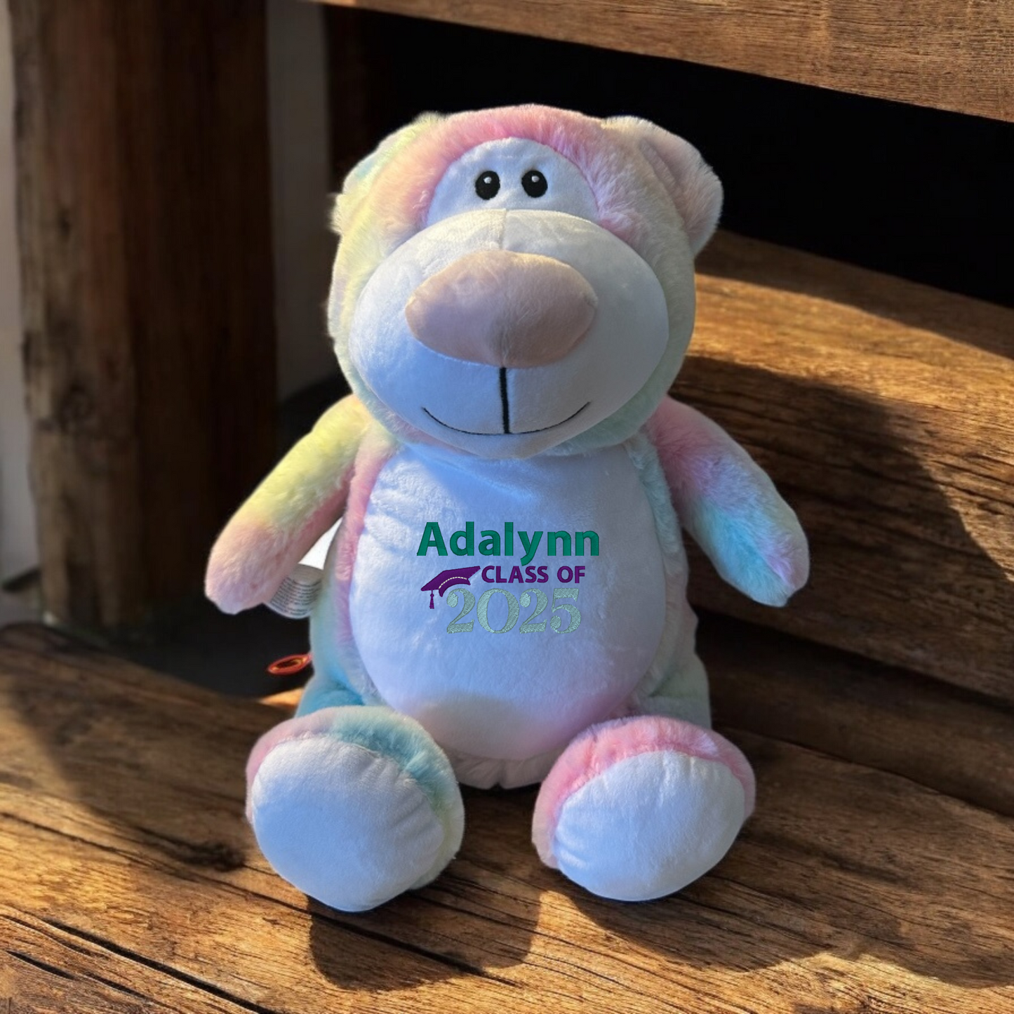 Personalized Bear Stuffed Animal, Personalized Baby Gift, Birth Announcement Stuffed Animal, Birth Stats stuffed animal, Newborn Gift