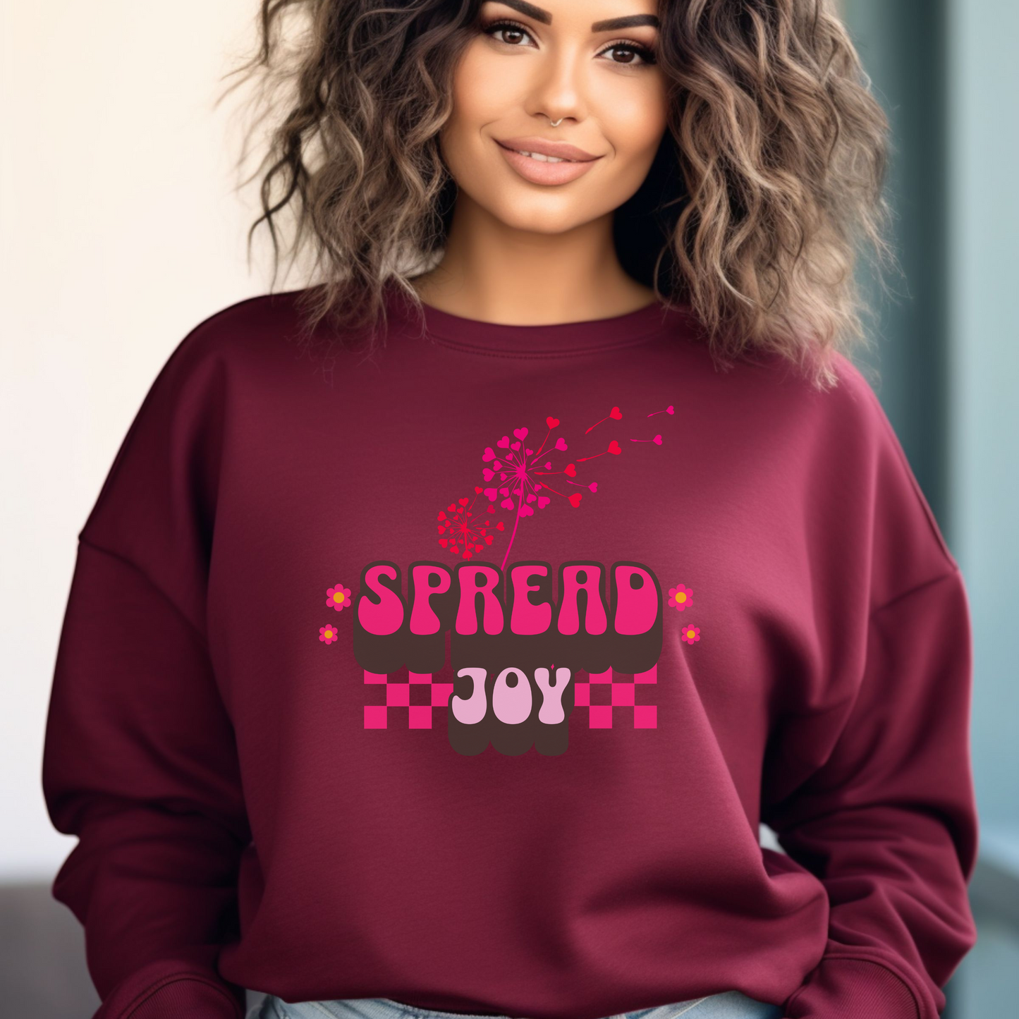 Spread Joy Valentines Day Sweater