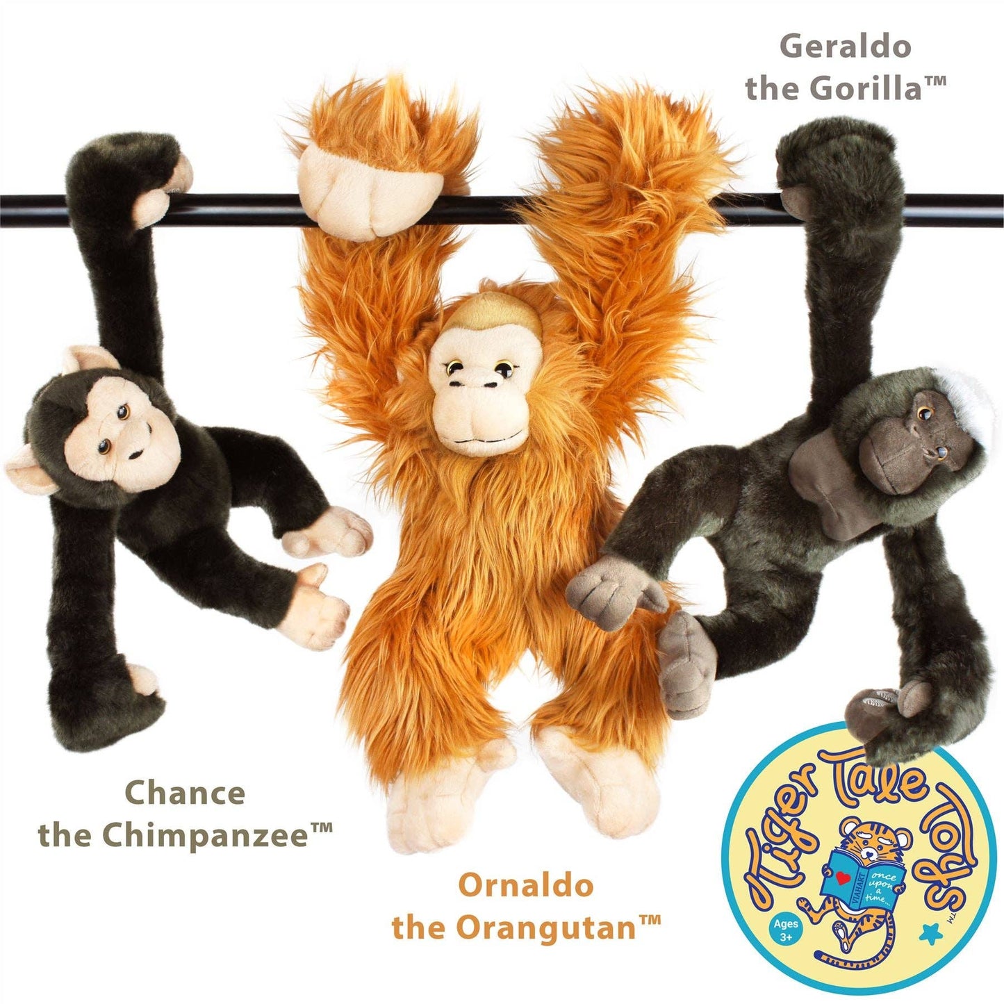 Ornaldo The Orangutan Monkey | 19 Inch Stuffed Animal Plush