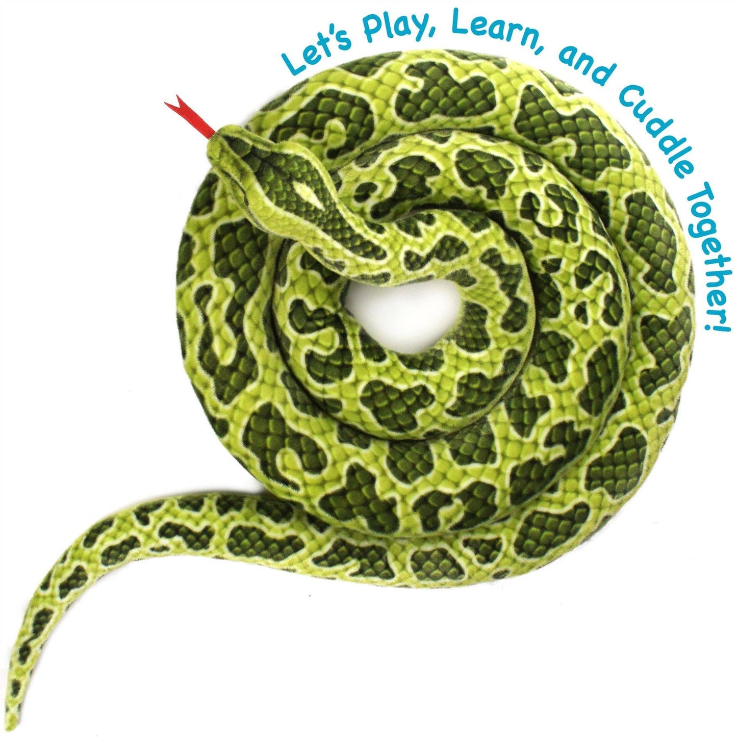 Gustavo The Green Anaconda | 100 Inch Stuffed Animal Plush