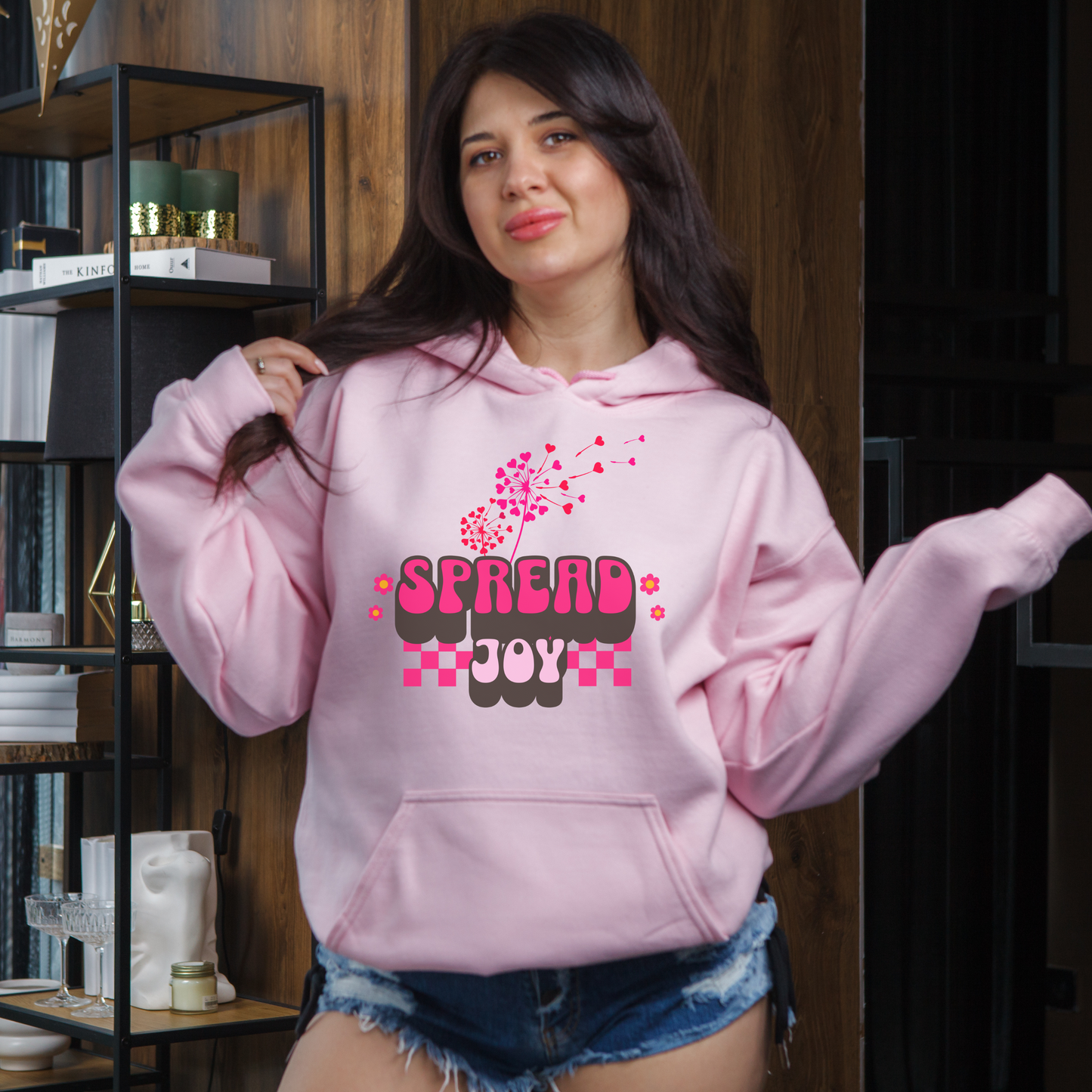 Spread Joy Valentines Day Hoodie