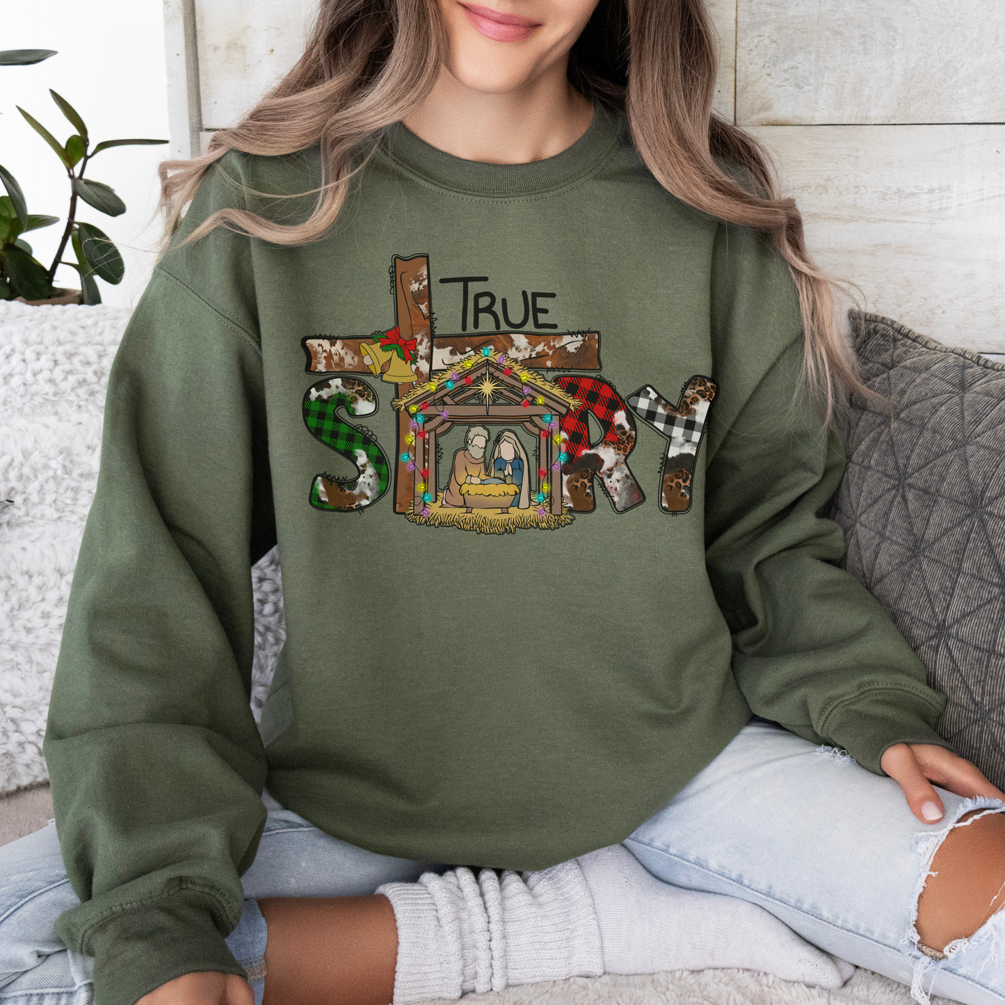 True Story Crewneck Sweater