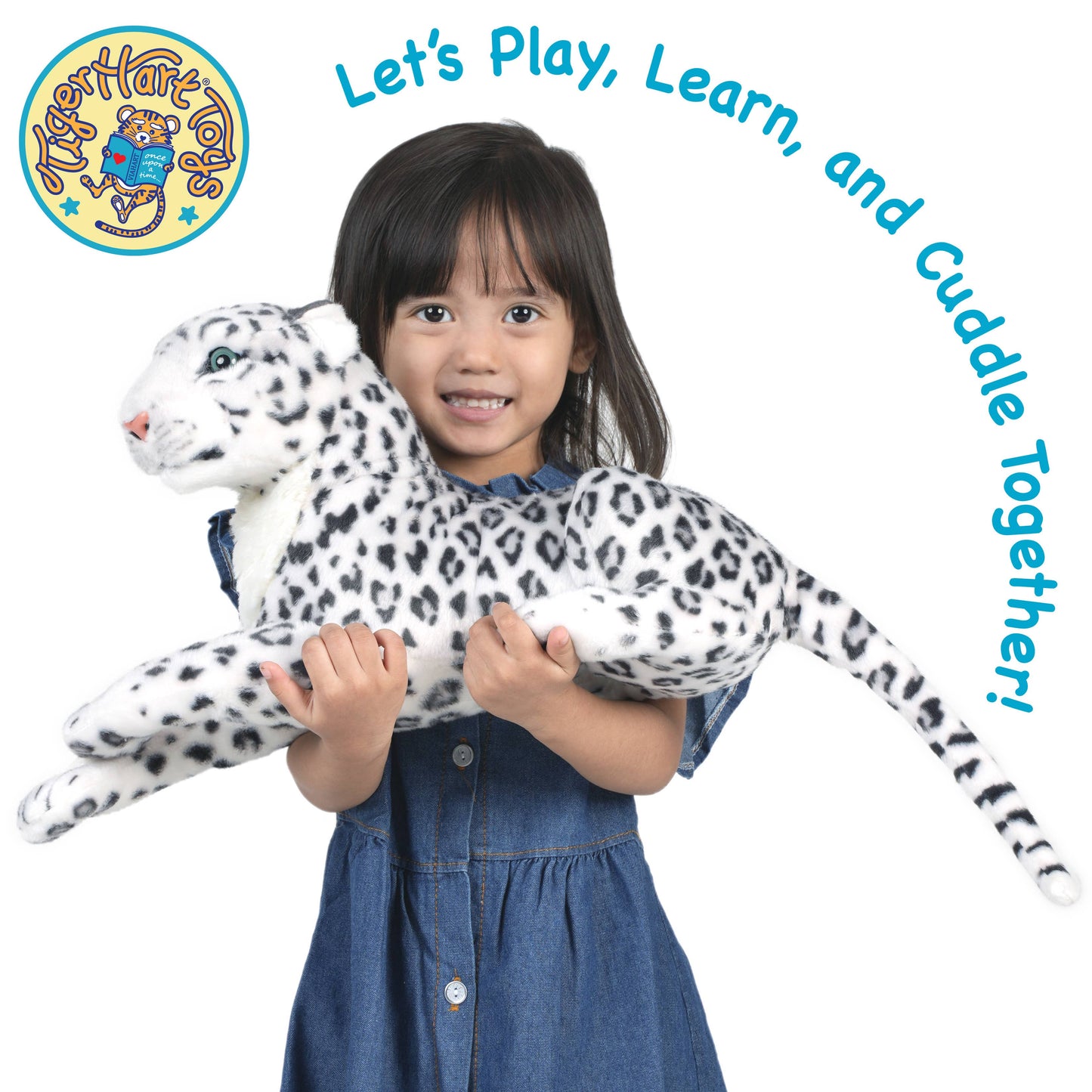 Sinovia The Snow Leopard - Squeeze Me! | 17 Inch Stuffed Ani