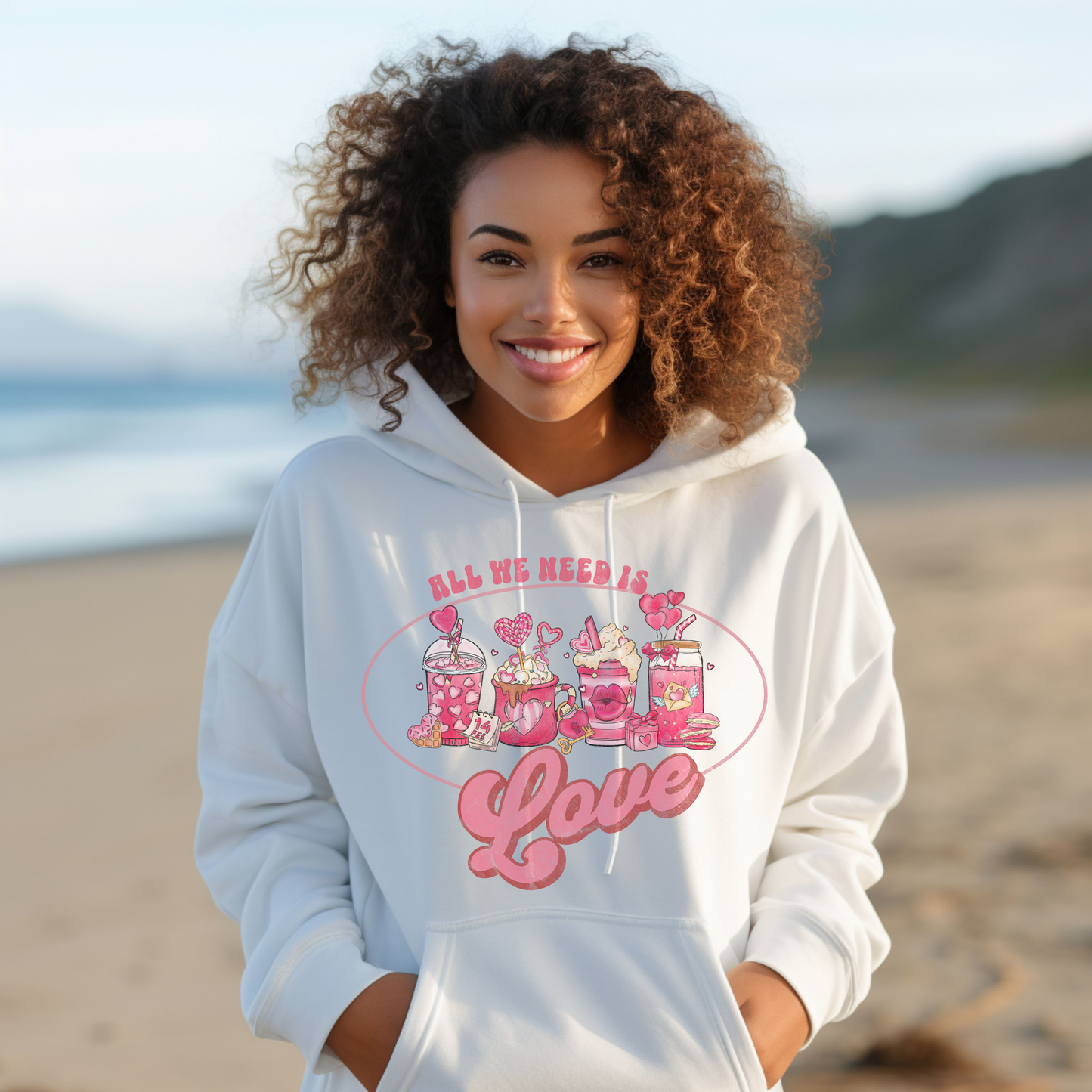 All You Need Is Love Valentines Day Hoodie