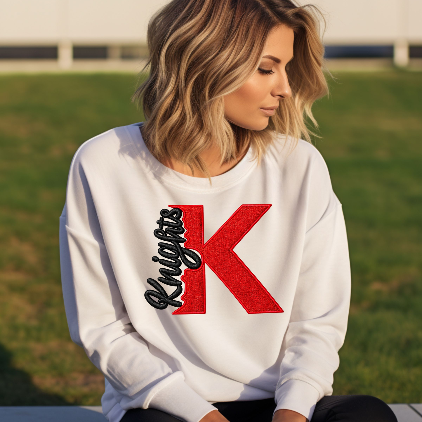 Embroidery K Knights