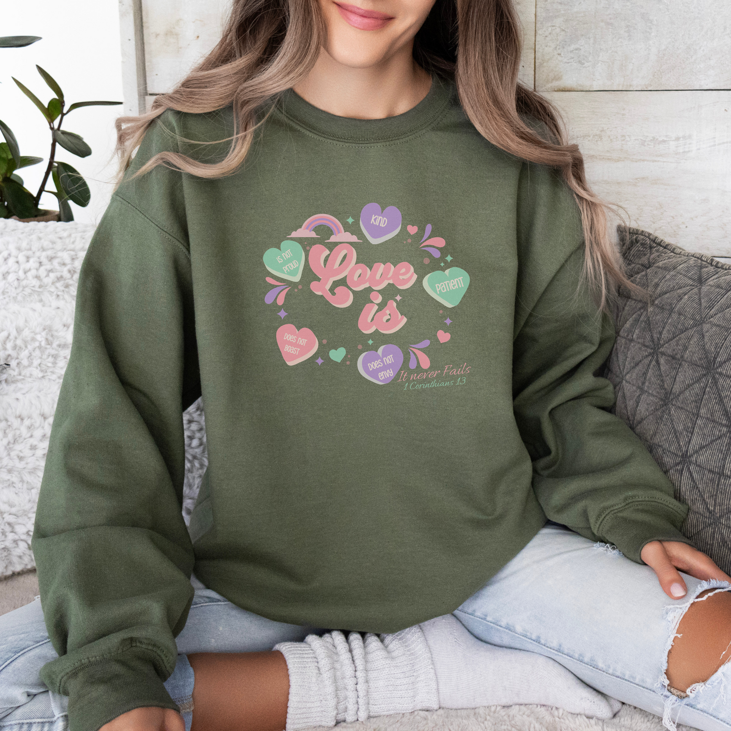 Love is Valentines Day Sweater