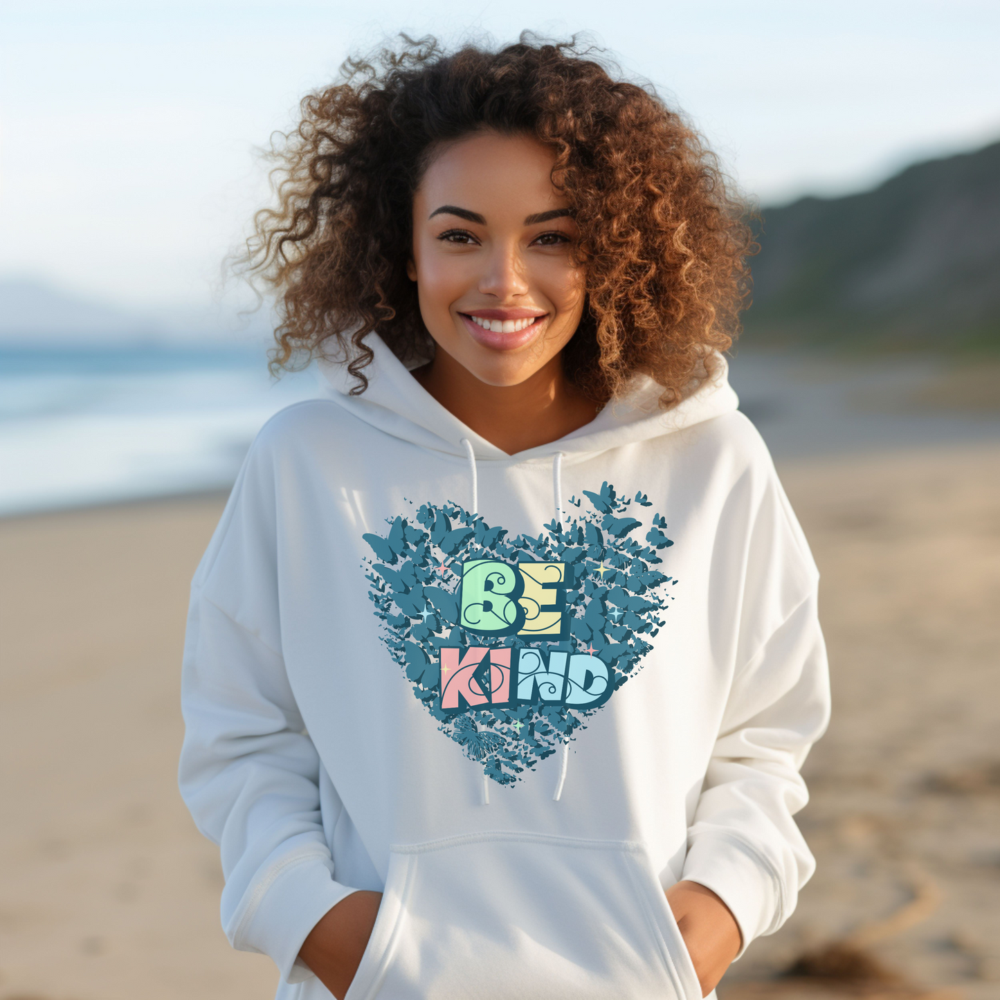 Be Kind Valentines Day Hoodie