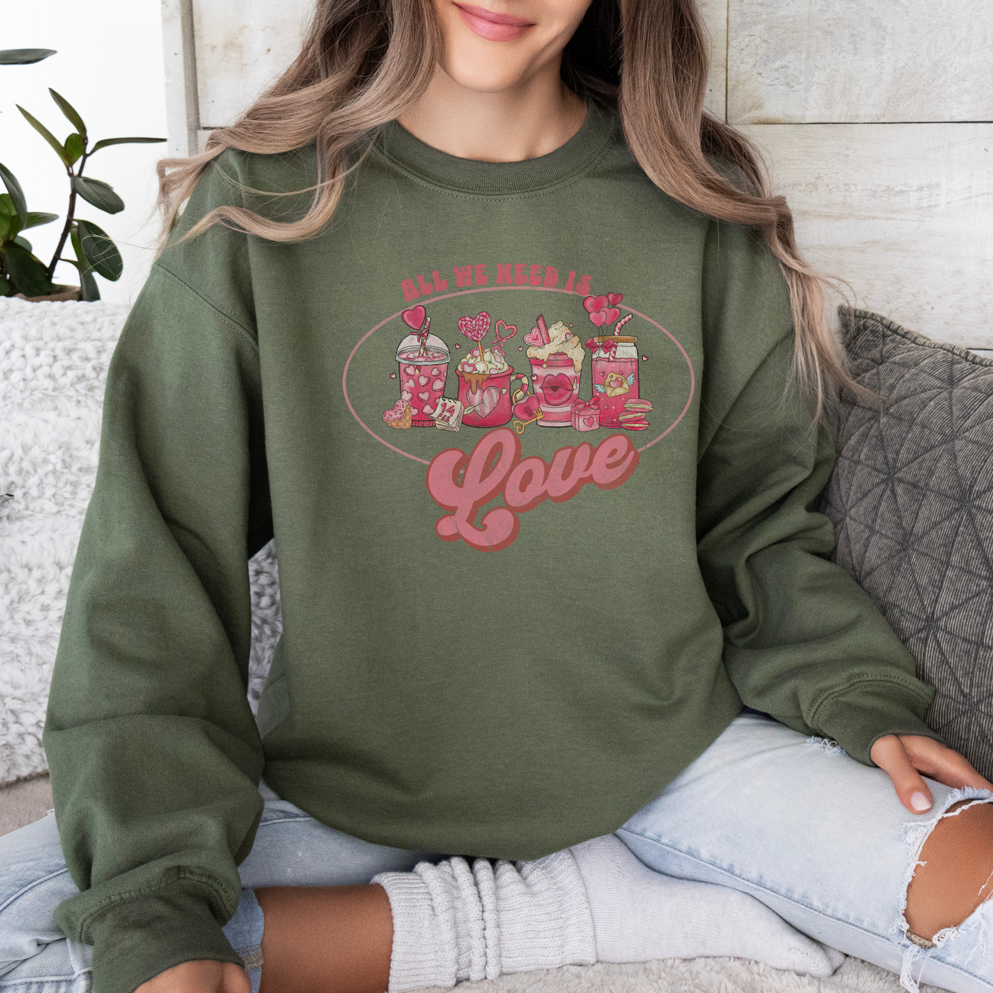 All You Need Is Love Valentines Day Sweater