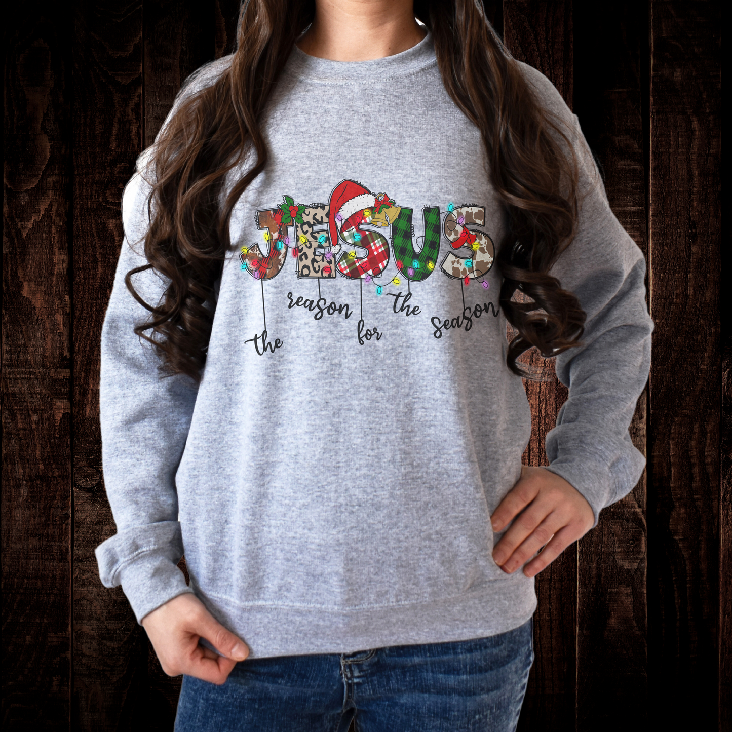 Jesus Is The Reason For The Season Crewneck Sweatshirt