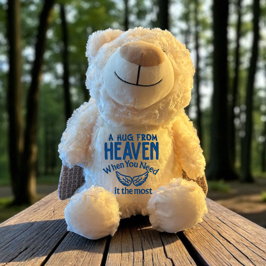 A hug From Heaven Embroidery Stuffed Animal