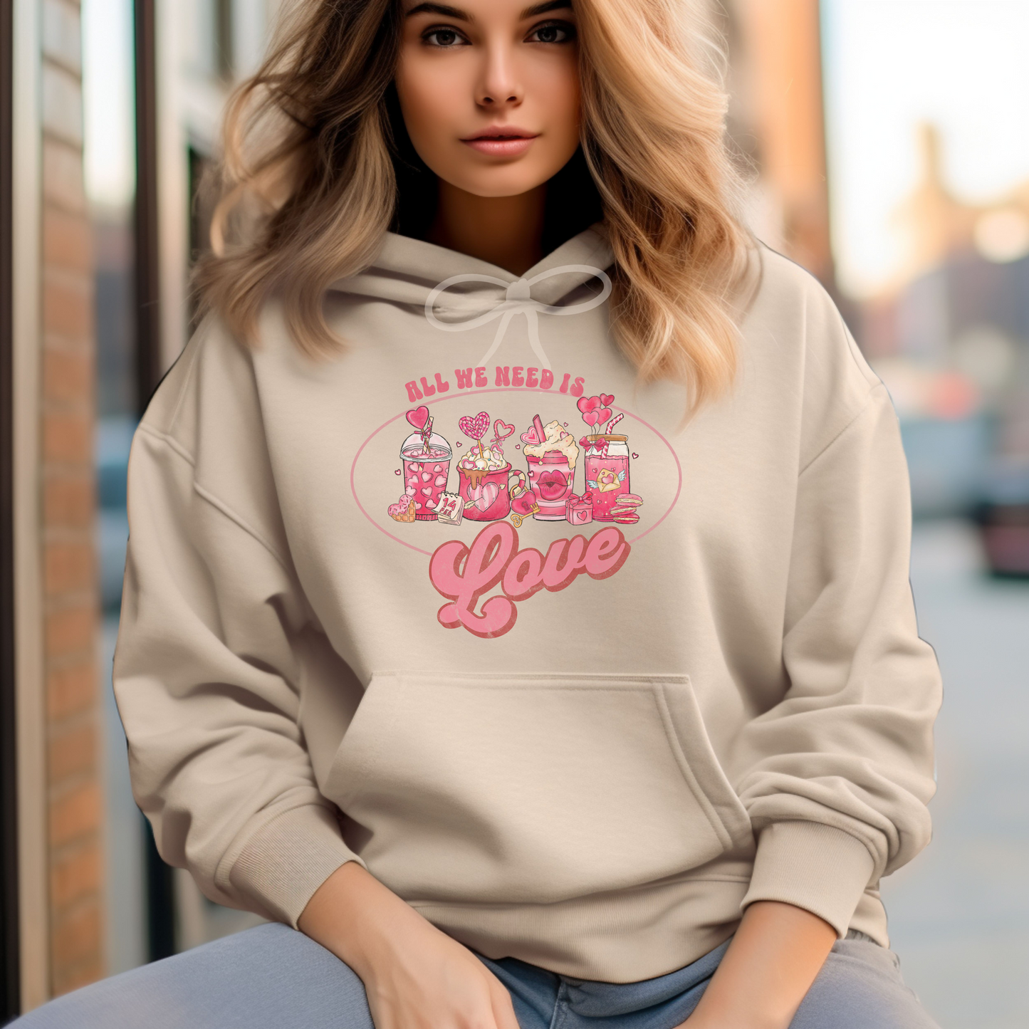 All You Need Is Love Valentines Day Hoodie