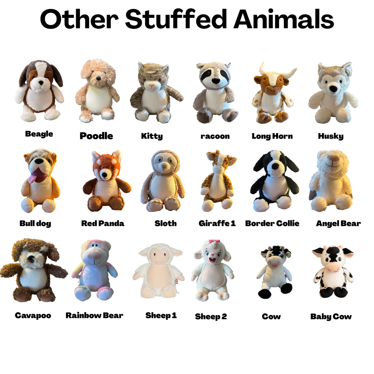 A hug From Heaven with Name Embroidery Stuffed Animal